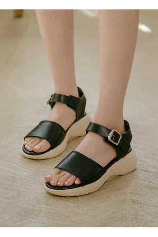 Clovelly Platform Strap Sandals 4cm