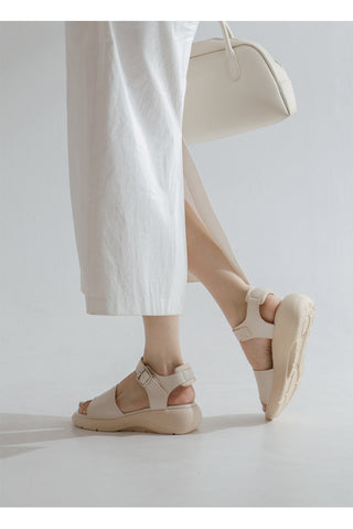 Clovelly Platform Strap Sandals 4cm