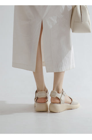 Clovelly Platform Strap Sandals 4cm