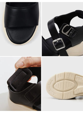 Clovelly Platform Strap Sandals 4cm