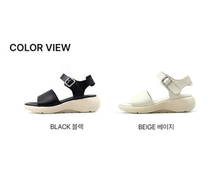 Clovelly Platform Strap Sandals 4cm