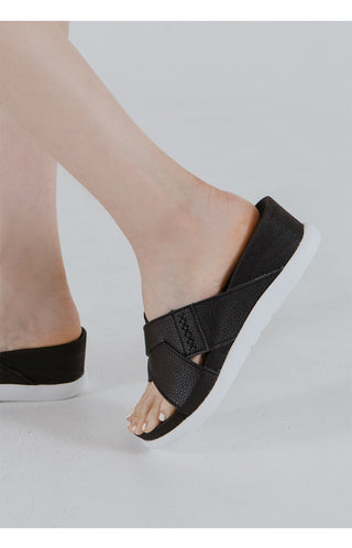 Pepe Wedge Slipper Sandals 5cm