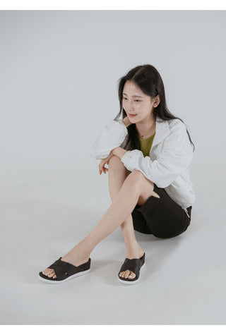 Pepe Wedge Slipper Sandals 5cm