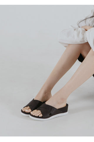 Pepe Wedge Slipper Sandals 5cm