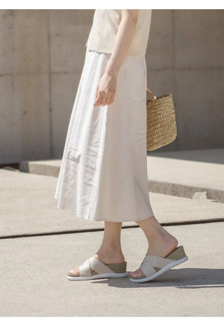 Pepe Wedge Slipper Sandals 5cm
