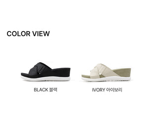Pepe Wedge Slipper Sandals 5cm