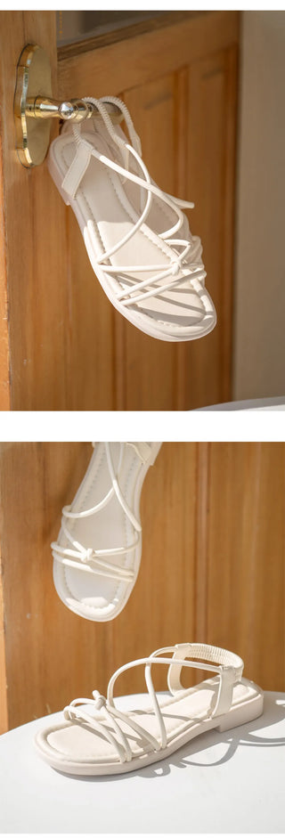 CL 2cm Strap Flat Sandals
