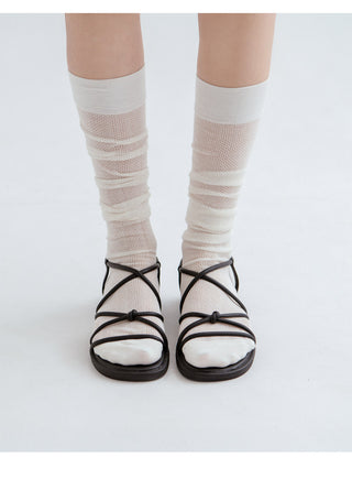 CL 2cm Strap Flat Sandals