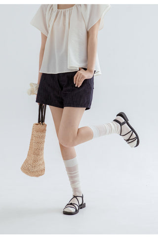 CL 2cm Strap Flat Sandals