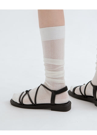 CL 2cm Strap Flat Sandals