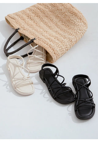 CL 2cm Strap Flat Sandals