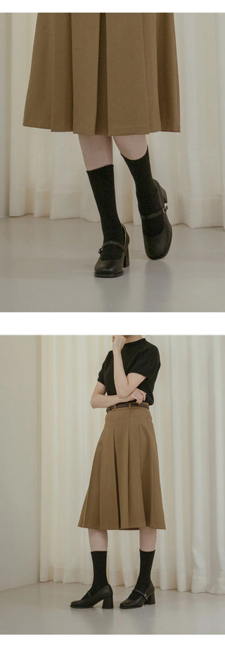 Jewned Cowhide Mary Jane Pumps 6cm