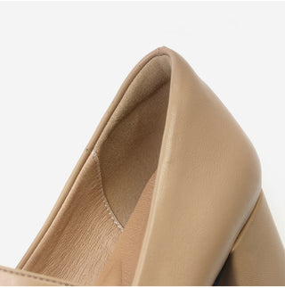 Jewned Cowhide Mary Jane Pumps 6cm