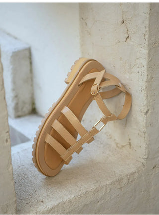 Haute Ethnic Strap Sandals 4cm
