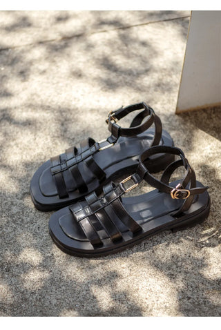 Haute Ethnic Strap Sandals 4cm