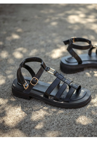 Haute Ethnic Strap Sandals 4cm