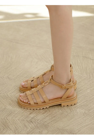 Haute Ethnic Strap Sandals 4cm