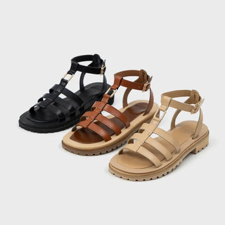 Haute Ethnic Strap Sandals 4cm