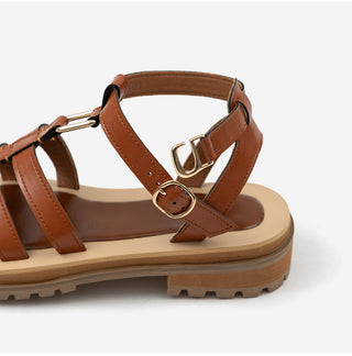 Haute Ethnic Strap Sandals 4cm