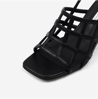 Theo Square Strap Sandals 6cm