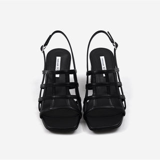 Theo Square Strap Sandals 6cm