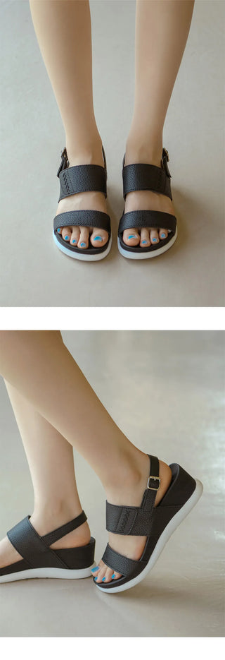 Rodion Wedge Strap Sandals & Slippers 5cm