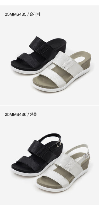 Rodion Wedge Strap Sandals & Slippers 5cm