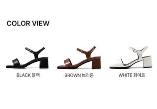 Andre Single Strap Sandals 5cm