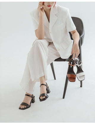 Andre Single Strap Sandals 5cm