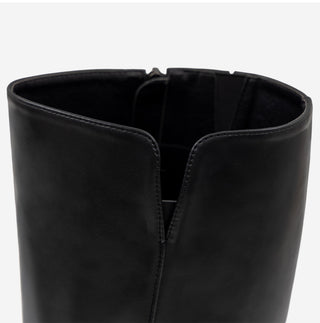 Morse Square Basic Wide Long Boots 4cm