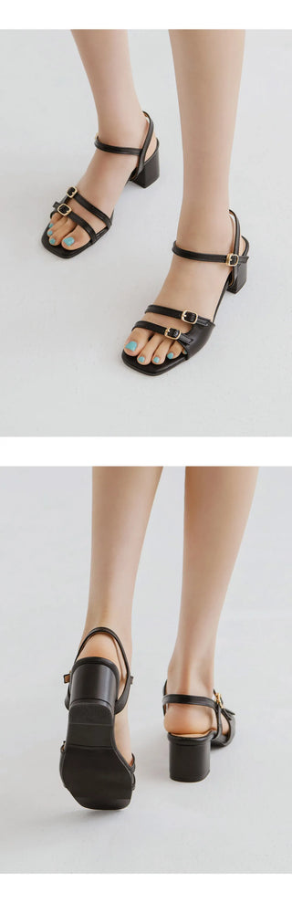 Bonaven mid-heel strap sandals 5cm