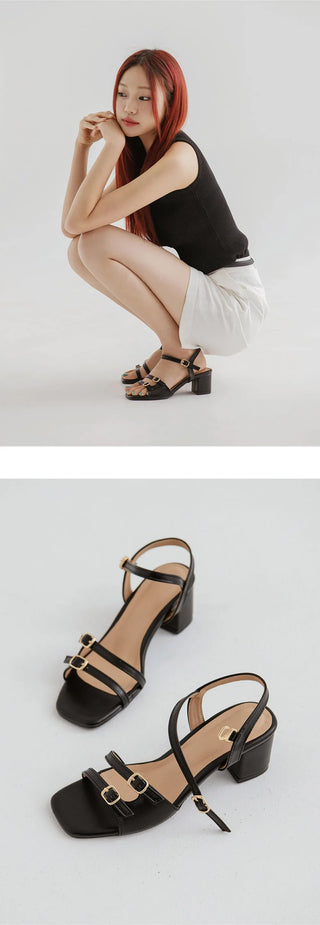 Bonaven mid-heel strap sandals 5cm