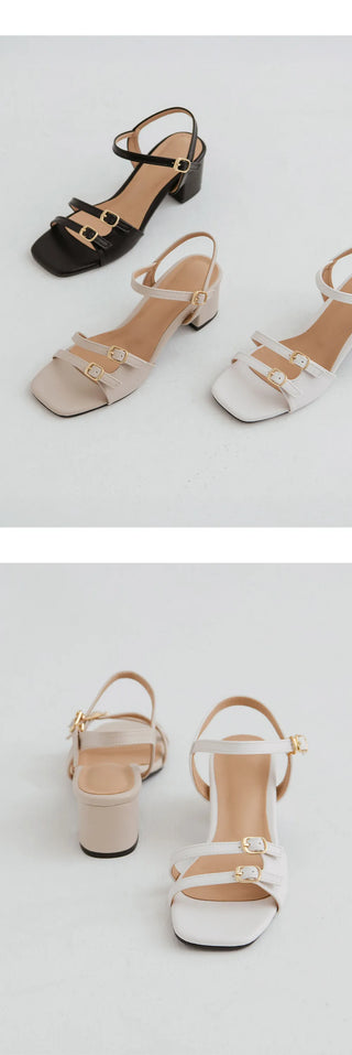Bonaven mid-heel strap sandals 5cm