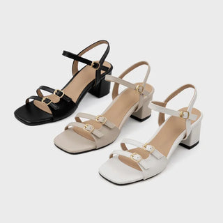 Bonaven mid-heel strap sandals 5cm