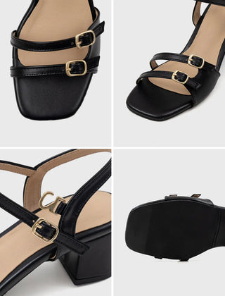 Bonaven mid-heel strap sandals 5cm