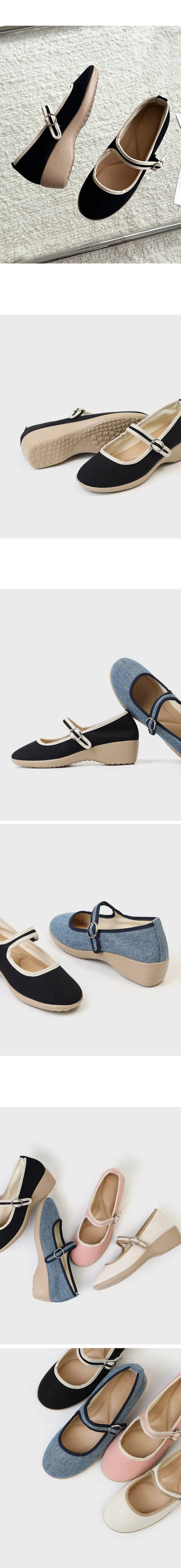 Endro Mary Jane Platform Pumps 4cm
