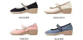 Endro Mary Jane Platform Pumps 4cm