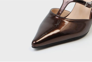 Muray Stiletto Strap Mule Slippers 8cm