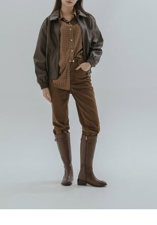 Believe Belt Mid-heel Long Boots 5cm