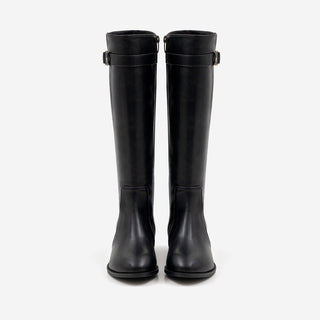 Believe Belt Mid-heel Long Boots 5cm