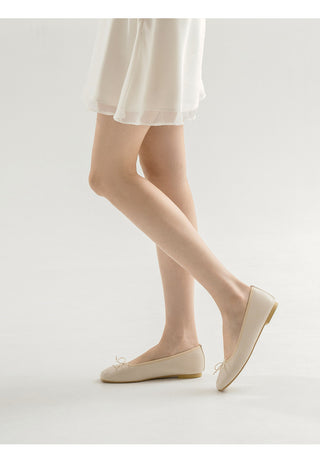 Nicoleen Ribbon Flat Shoes 1cm