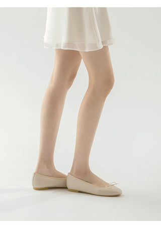 Nicoleen Ribbon Flat Shoes 1cm
