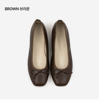 Nicoleen Ribbon Flat Shoes 1cm