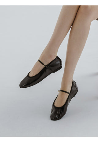 Oblen Mary Jane Flat Shoes 1cm