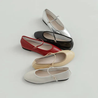 Oblen Mary Jane Flat Shoes 1cm