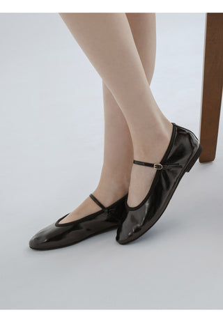 Oblen Mary Jane Flat Shoes 1cm