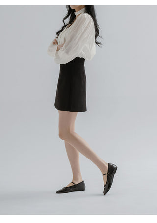 Oblen Mary Jane Flat Shoes 1cm