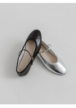 Oblen Mary Jane Flat Shoes 1cm
