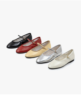Oblen Mary Jane Flat Shoes 1cm