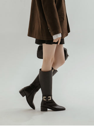 Karins Mid-heel Long Boots 5cm